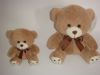 high quality soft plush brown bear toy